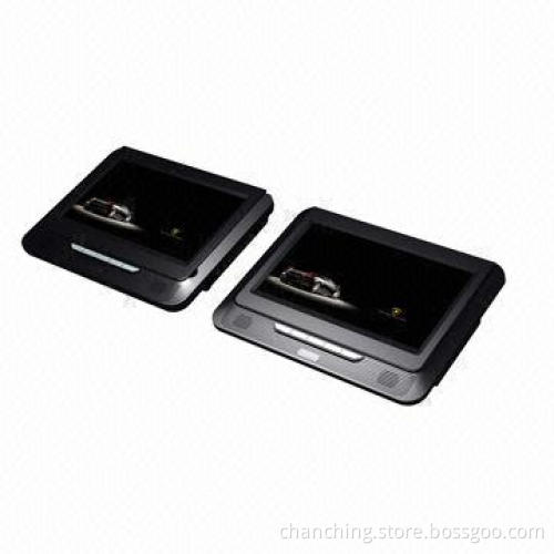 9-inch Portable DVD Player, Dual Analog Panels, Resolution of 800 x 480